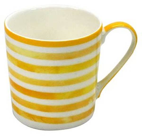 Becher Gelb Colour Stripes